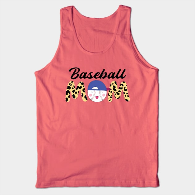 Funny Baseball Mom Tank Top by ulunkz